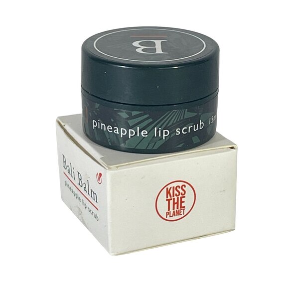 Bali Balm Pineapple lip scrub lip buff vegan sugar cane polish 15ml - Picture 2 of 3